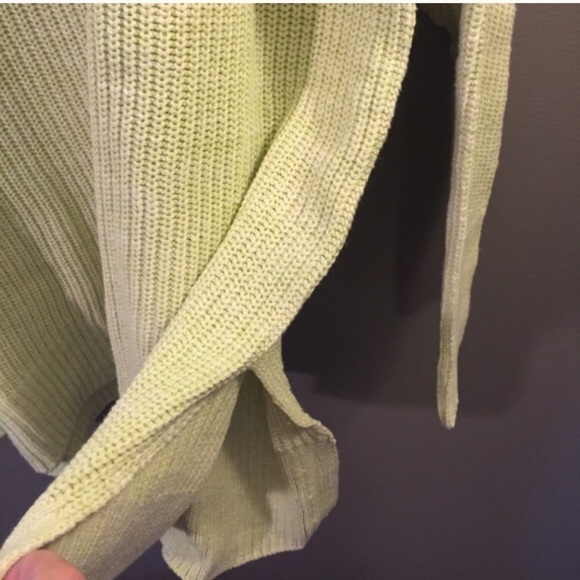 Lane Bryant Thick Knit V-Neck Sweater NWT 2X Green - Picture 6 of 7